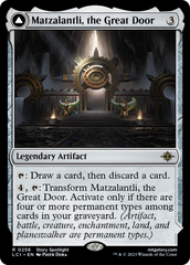 Matzalantli, the Great Door // The Core [The Lost Caverns of Ixalan] | Jomio and Rueliete's Cards and Comics