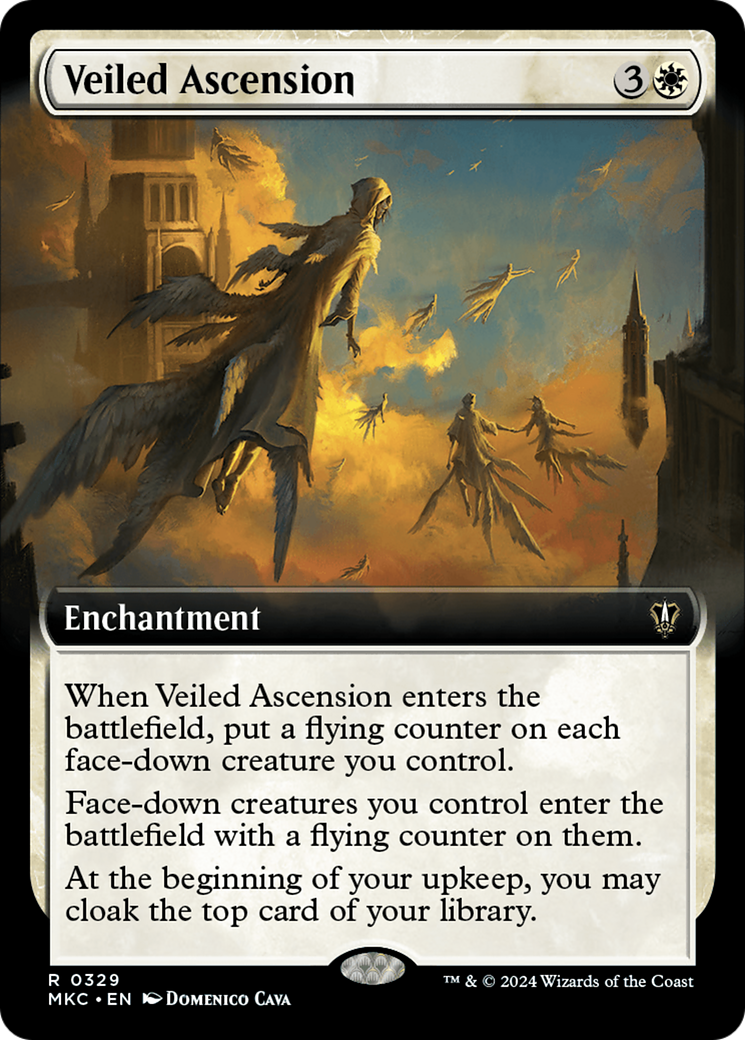 Veiled Ascension (Extended Art) [Murders at Karlov Manor Commander] | Jomio and Rueliete's Cards and Comics
