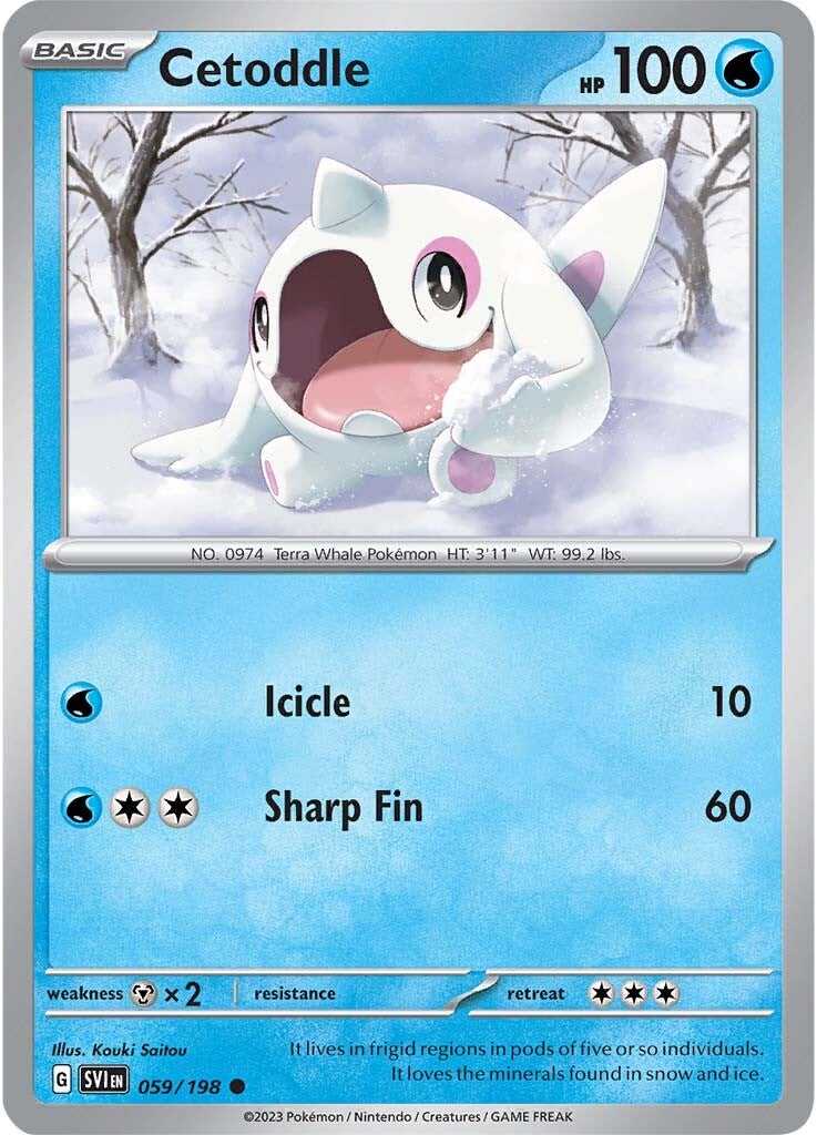 Cetoddle (059/198) [Scarlet & Violet: Base Set] | Jomio and Rueliete's Cards and Comics
