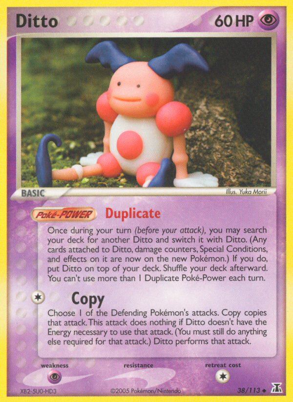 Ditto (38/113) [EX: Delta Species] | Jomio and Rueliete's Cards and Comics