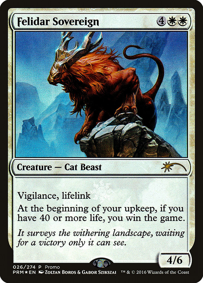 Felidar Sovereign [Resale Promos] | Jomio and Rueliete's Cards and Comics