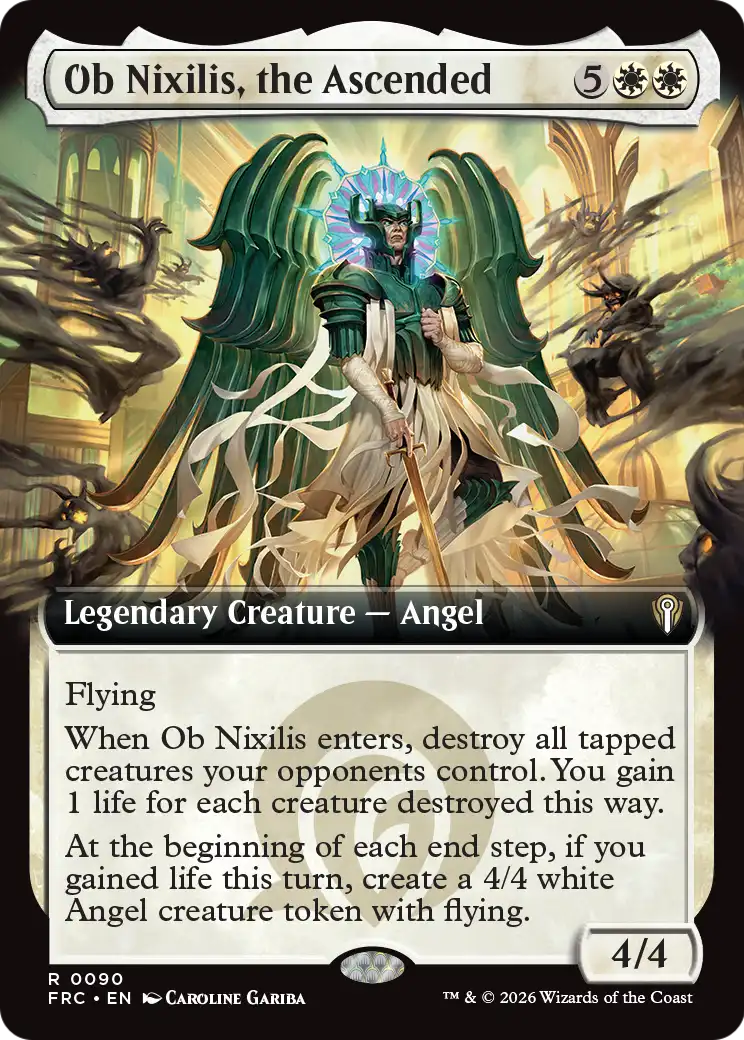 Ob Nixilis, the Ascended (Extended Art) [Reality Fracture Commander] | Jomio and Rueliete's Cards and Comics