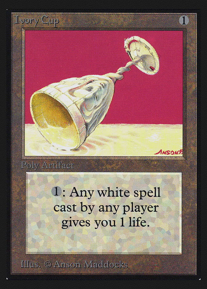 Ivory Cup [Collectors' Edition] | Jomio and Rueliete's Cards and Comics