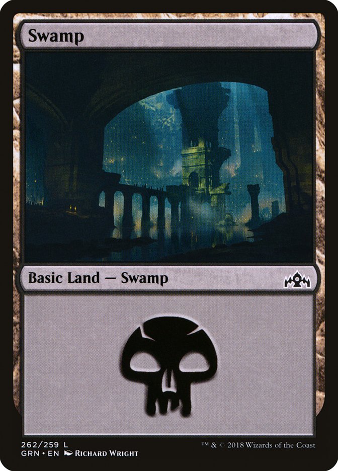 Swamp (262) [Guilds of Ravnica] | Jomio and Rueliete's Cards and Comics