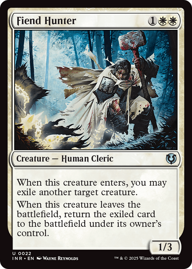 Fiend Hunter [Innistrad Remastered] | Jomio and Rueliete's Cards and Comics