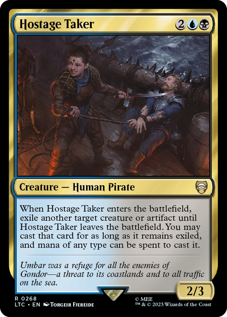 Hostage Taker [The Lord of the Rings: Tales of Middle-Earth Commander] | Jomio and Rueliete's Cards and Comics