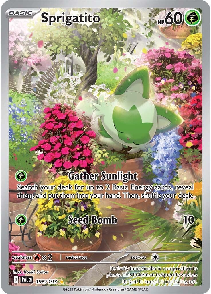 Sprigatito (196/193) [Scarlet & Violet: Paldea Evolved] | Jomio and Rueliete's Cards and Comics