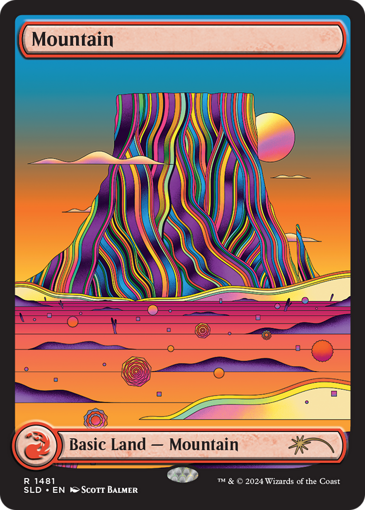Mountain (1481) [Secret Lair Drop Series] | Jomio and Rueliete's Cards and Comics