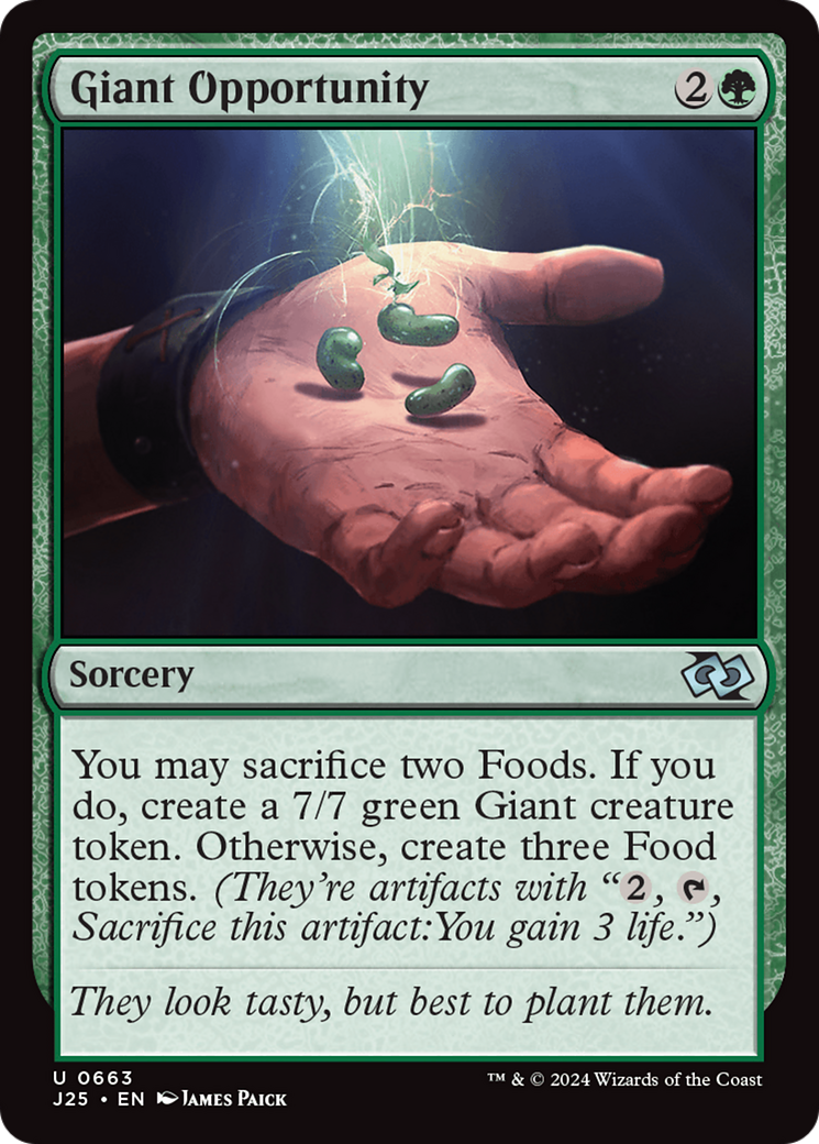 Giant Opportunity [Foundations Jumpstart] | Jomio and Rueliete's Cards and Comics