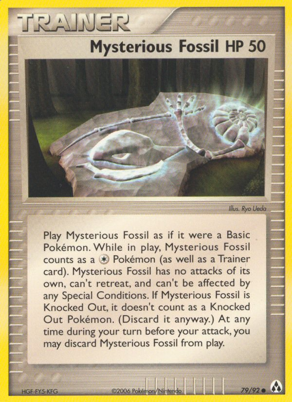 Mysterious Fossil (79/92) [EX: Legend Maker] | Jomio and Rueliete's Cards and Comics