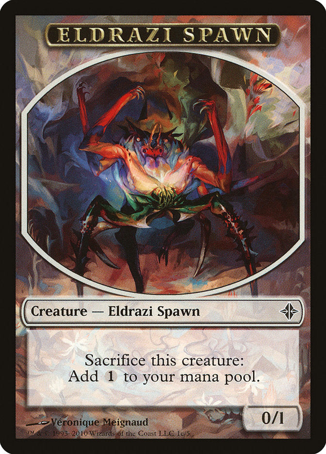 Eldrazi Spawn Token (1c/5) [Rise of the Eldrazi Tokens] | Jomio and Rueliete's Cards and Comics