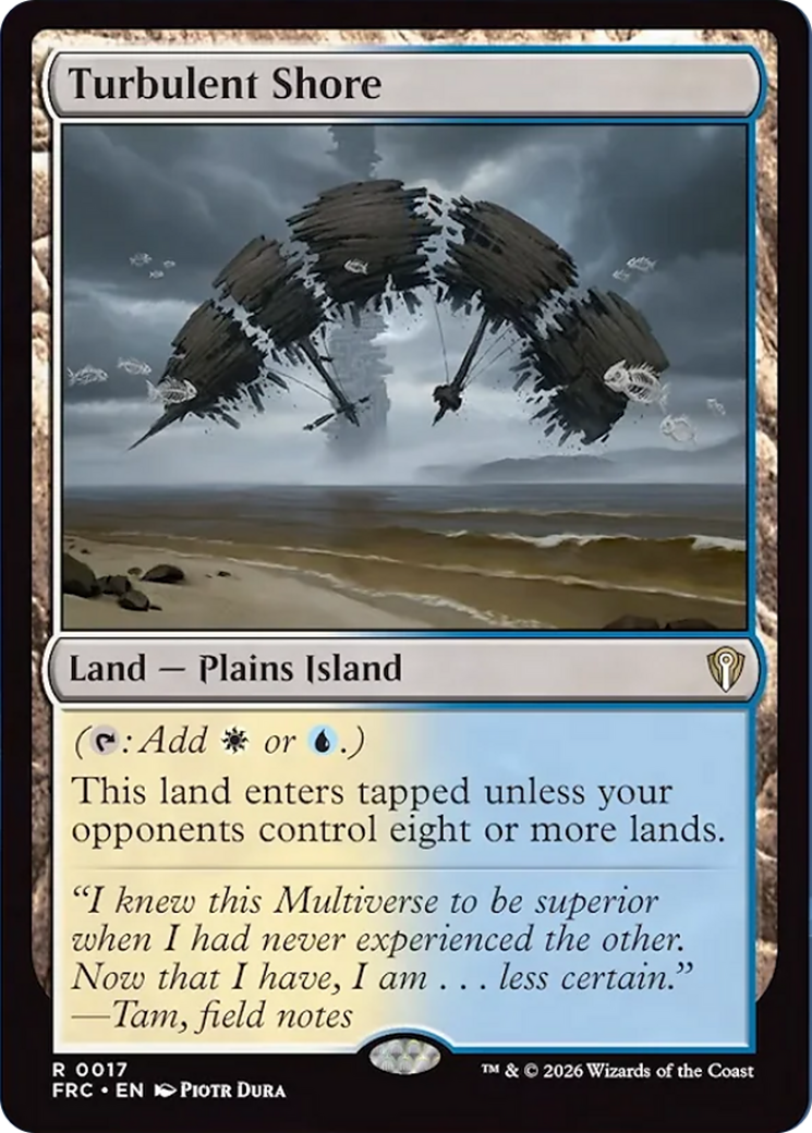 Turbulent Shore [Reality Fracture Commander] | Jomio and Rueliete's Cards and Comics