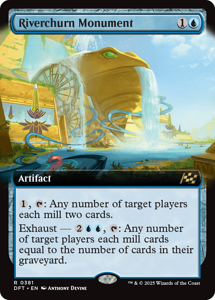 Riverchurn Monument (Extended Art) [Aetherdrift] | Jomio and Rueliete's Cards and Comics