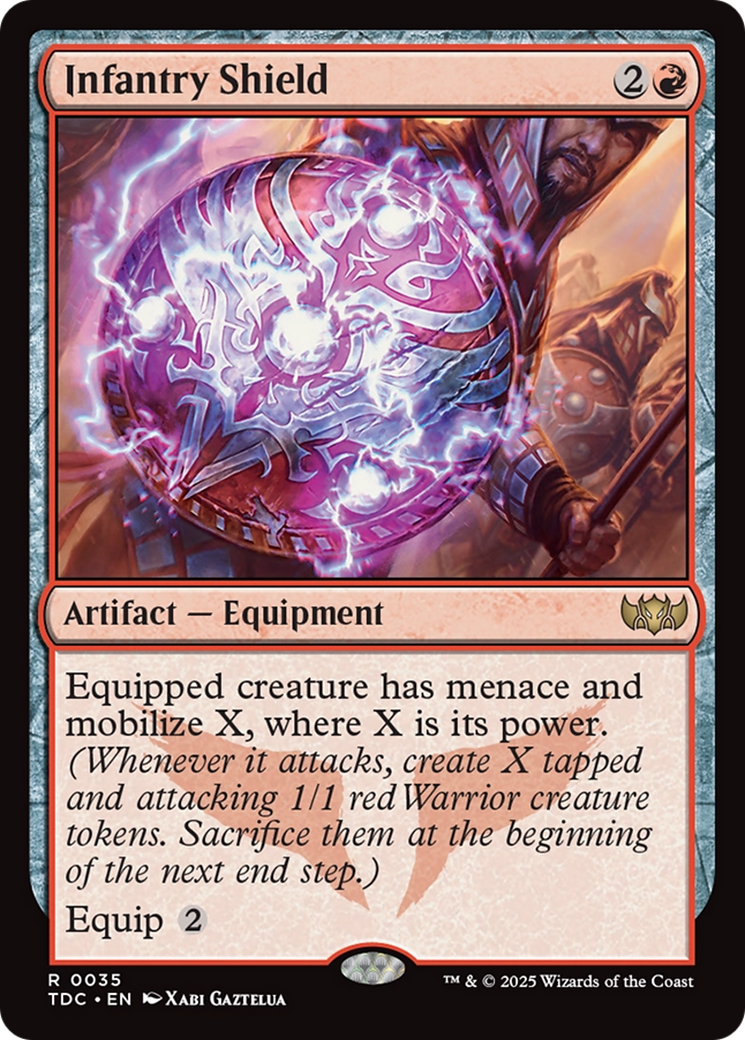Infantry Shield [Tarkir: Dragonstorm Commander] | Jomio and Rueliete's Cards and Comics