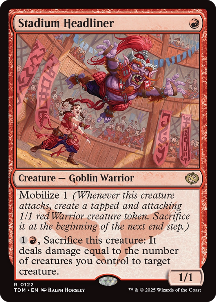 Stadium Headliner [Tarkir: Dragonstorm] | Jomio and Rueliete's Cards and Comics
