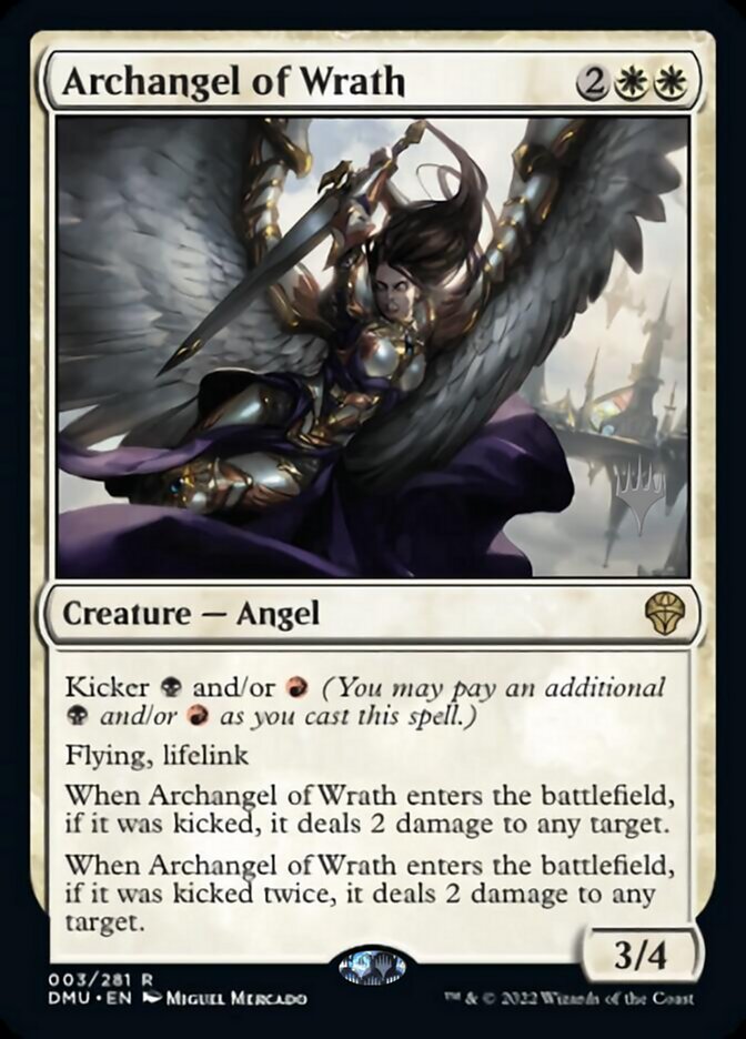 Archangel of Wrath (Promo Pack) [Dominaria United Promos] | Jomio and Rueliete's Cards and Comics