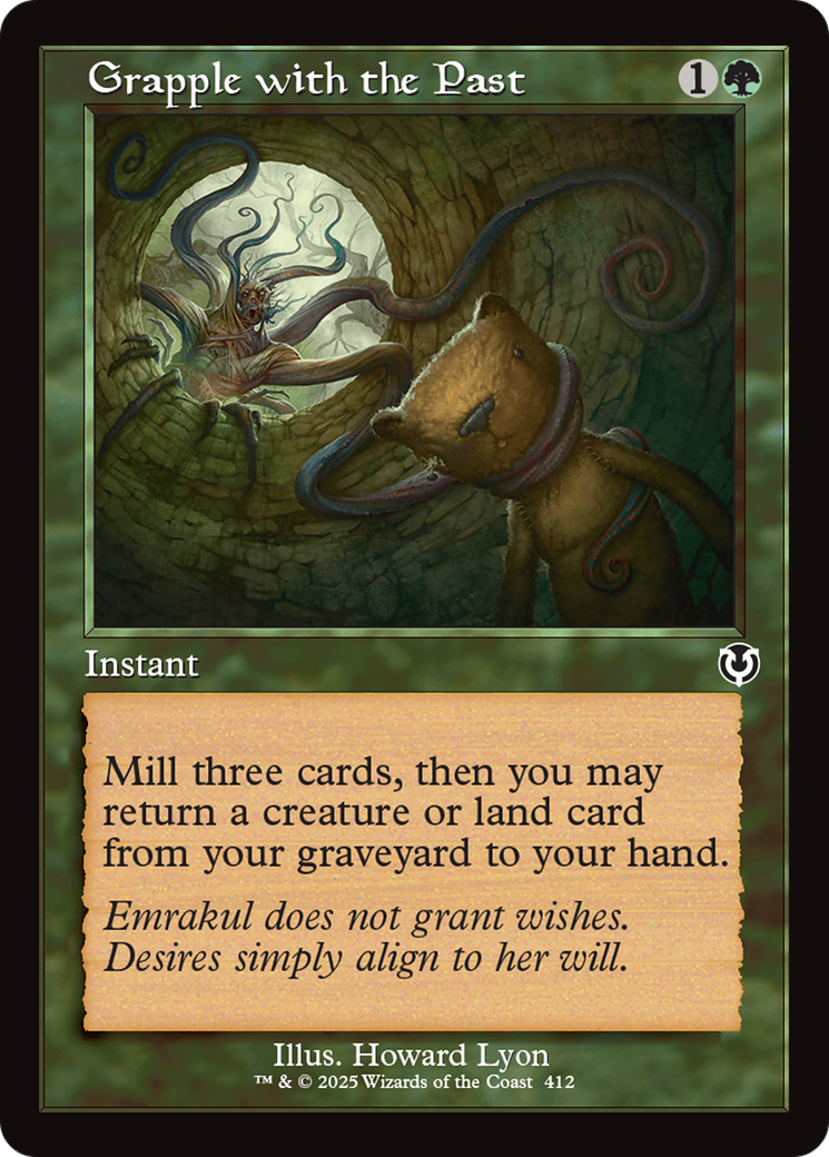Grapple with the Past (Retro Frame) [Innistrad Remastered] | Jomio and Rueliete's Cards and Comics