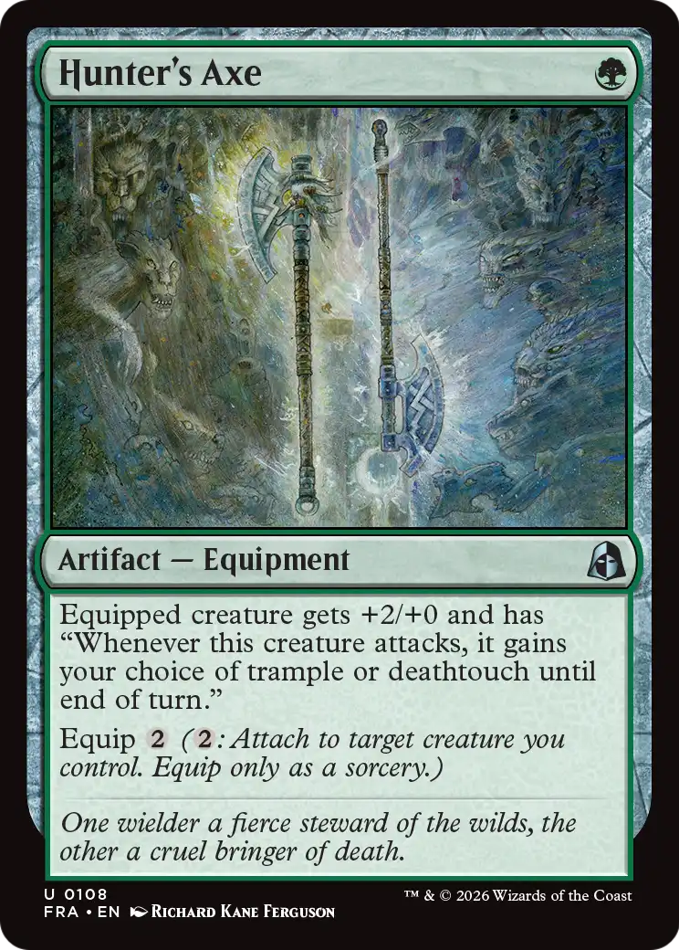 Hunter's Axe [Reality Fracture] | Jomio and Rueliete's Cards and Comics
