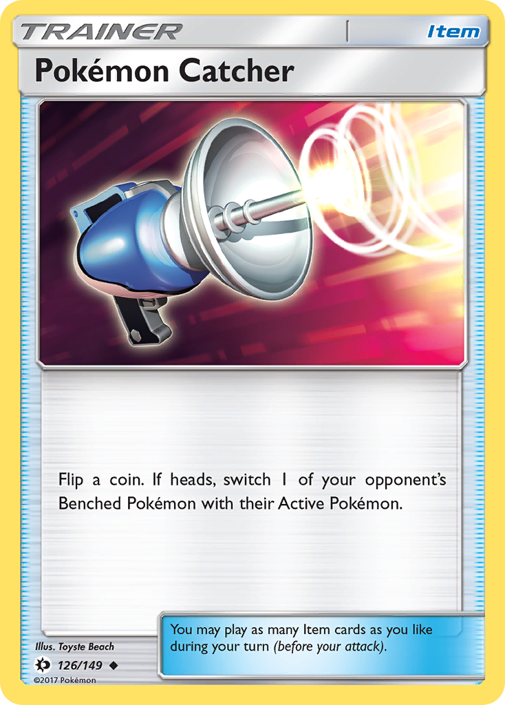 Pokemon Catcher (126/149) [Sun & Moon: Base Set] | Jomio and Rueliete's Cards and Comics