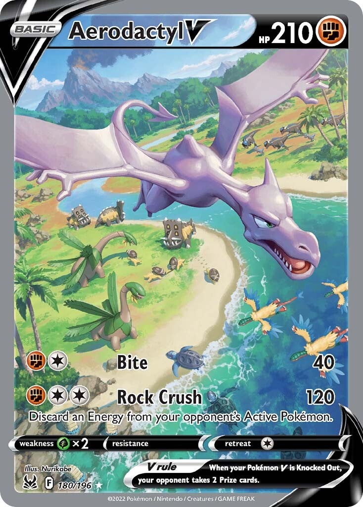 Aerodactyl V (180/196) [Sword & Shield: Lost Origin] | Jomio and Rueliete's Cards and Comics