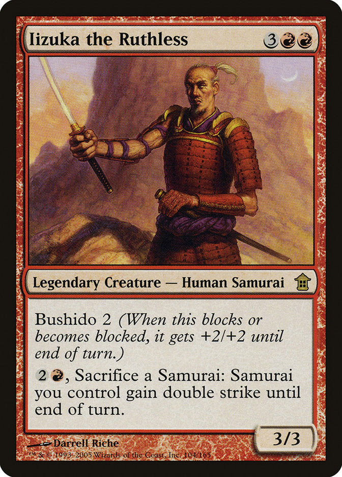 Iizuka the Ruthless [Saviors of Kamigawa] | Jomio and Rueliete's Cards and Comics