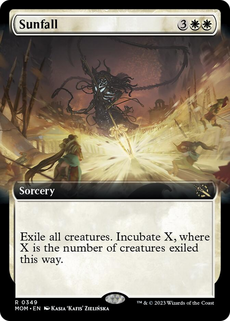 Sunfall (Extended Art) [March of the Machine] | Jomio and Rueliete's Cards and Comics