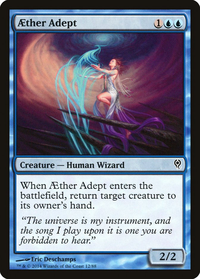 Aether Adept [Duel Decks: Jace vs. Vraska] | Jomio and Rueliete's Cards and Comics