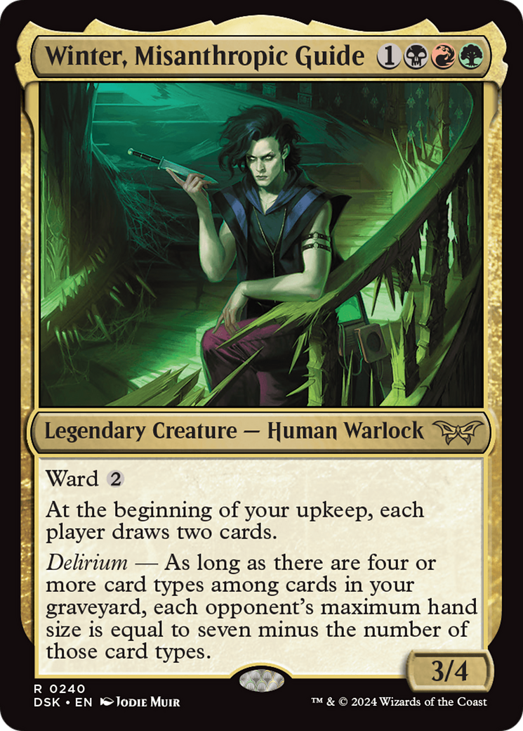 Winter, Misanthropic Guide [Duskmourn: House of Horror] | Jomio and Rueliete's Cards and Comics
