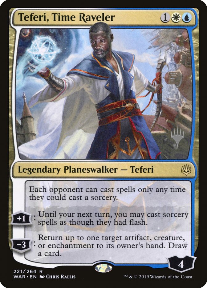 Teferi, Time Raveler (Promo Pack) [War of the Spark Promos] | Jomio and Rueliete's Cards and Comics