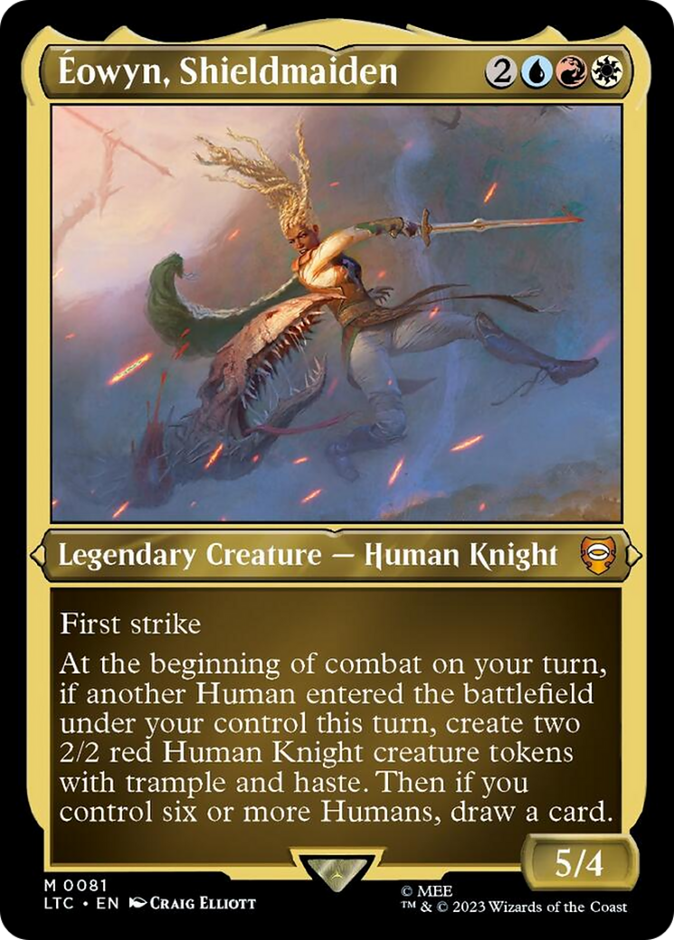Eowyn, Shieldmaiden (Display Commander) [The Lord of the Rings: Tales of Middle-Earth Commander] | Jomio and Rueliete's Cards and Comics