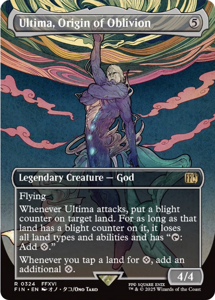 Ultima, Origin of Oblivion (Borderless) [FINAL FANTASY] | Jomio and Rueliete's Cards and Comics