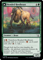 Bonded Herdbeast // Plated Kilnbeast [March of the Machine] | Jomio and Rueliete's Cards and Comics