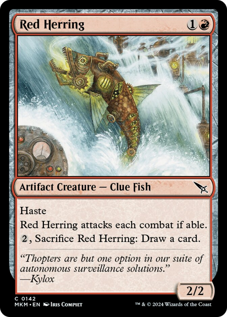 Red Herring [Murders at Karlov Manor] | Jomio and Rueliete's Cards and Comics