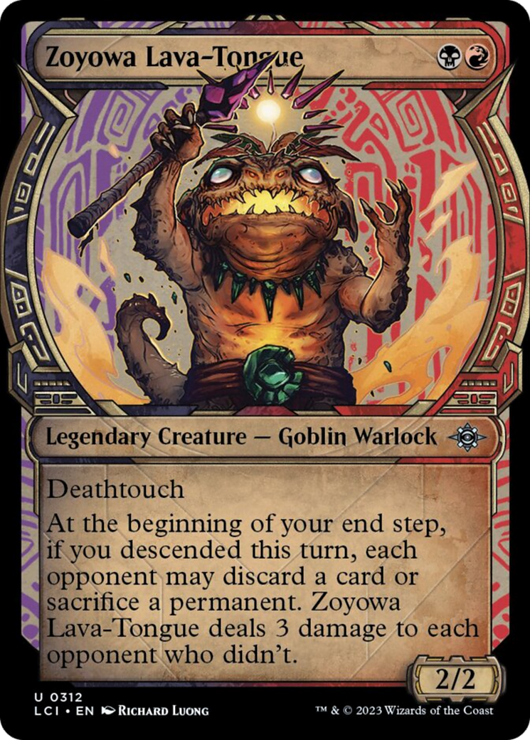 Zoyowa Lava-Tongue (Showcase) [The Lost Caverns of Ixalan] | Jomio and Rueliete's Cards and Comics