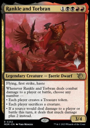 Rankle and Torbran (Promo Pack) [March of the Machine Promos] | Jomio and Rueliete's Cards and Comics