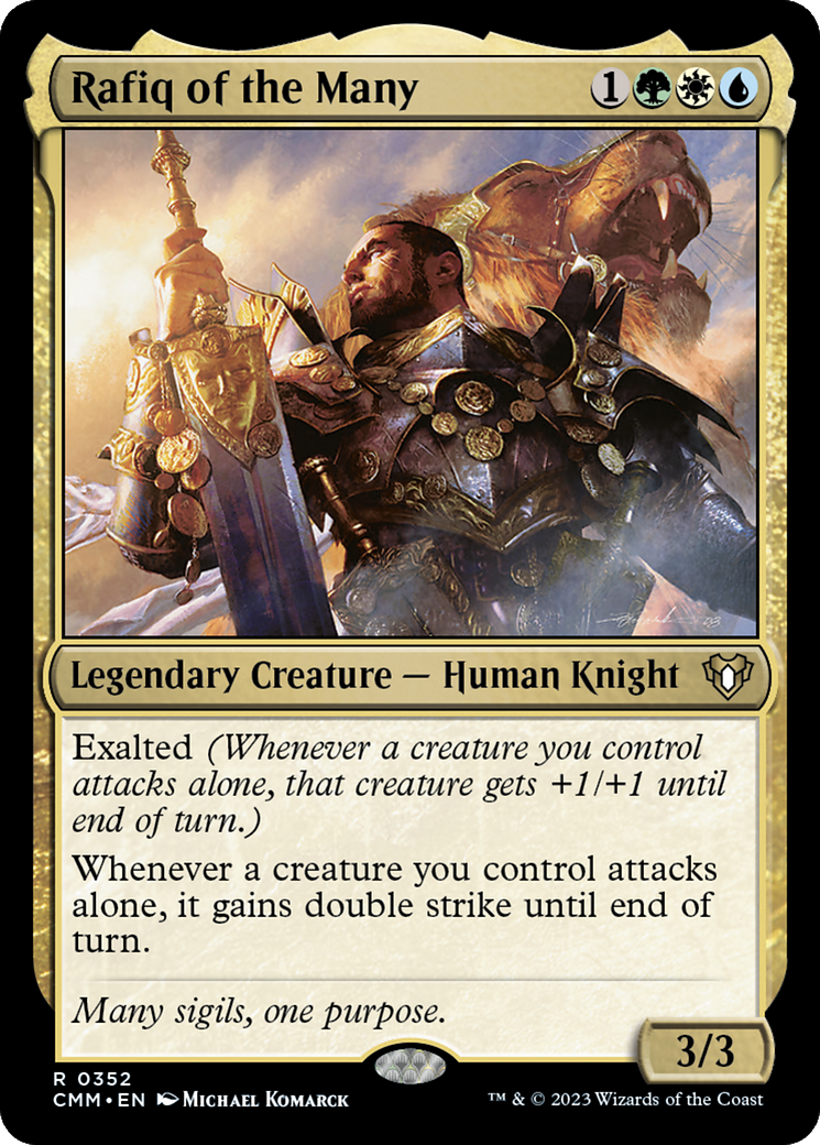 Rafiq of the Many [Commander Masters] | Jomio and Rueliete's Cards and Comics