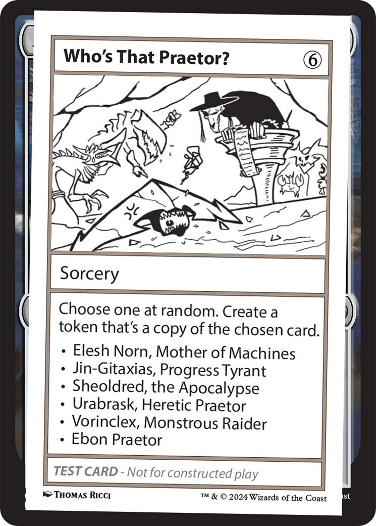 Who's That Praetor? [Mystery Booster 2 Playtest Cards] | Jomio and Rueliete's Cards and Comics