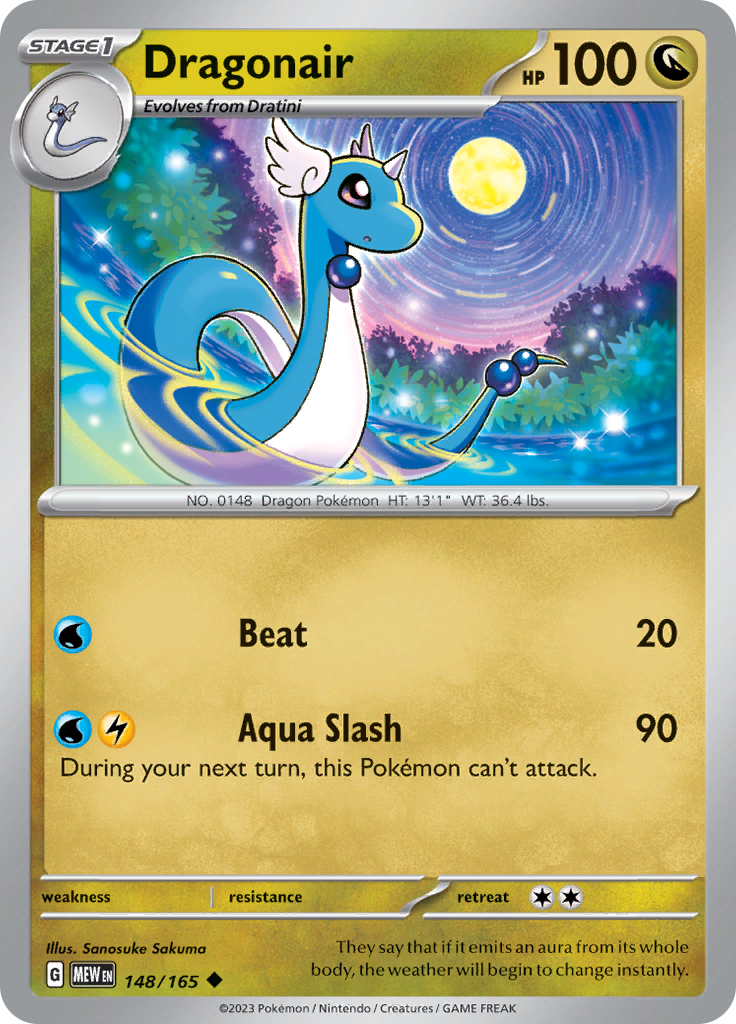 Dragonair (148/165) [Scarlet & Violet 151] | Jomio and Rueliete's Cards and Comics