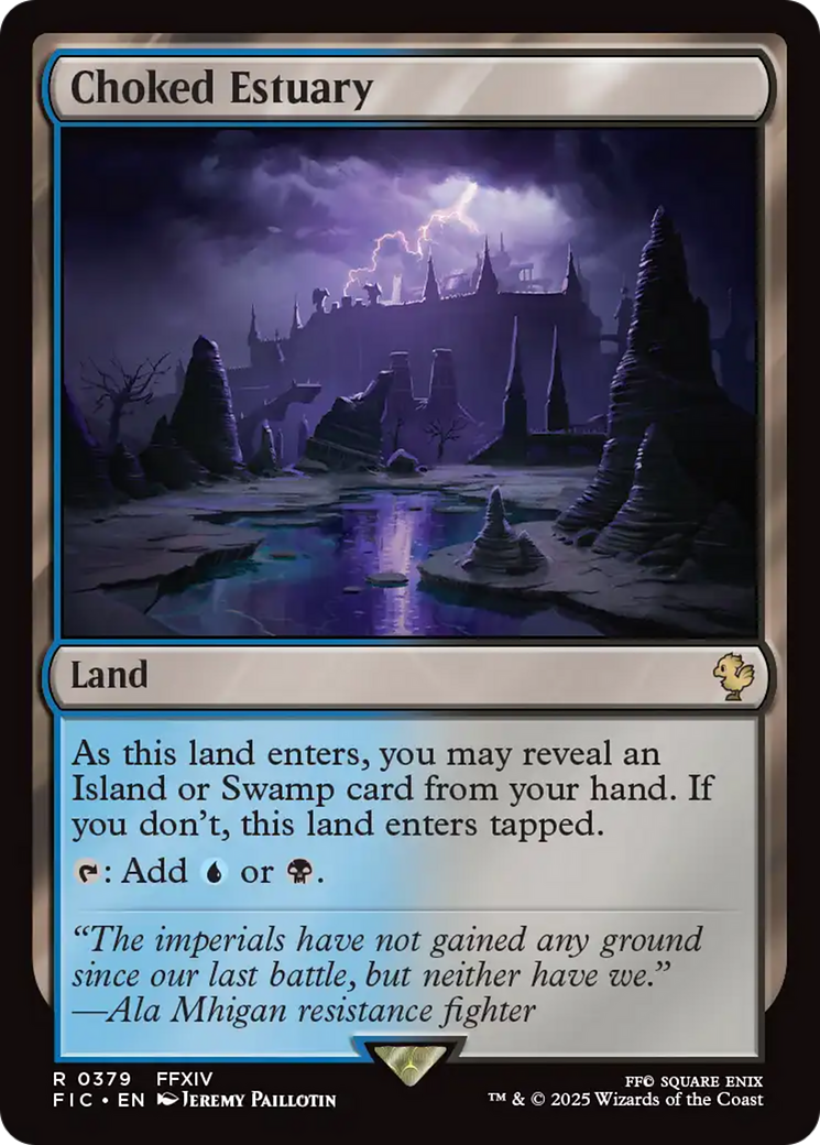 Choked Estuary [FINAL FANTASY Commander] | Jomio and Rueliete's Cards and Comics