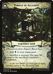 Arguel's Blood Fast // Temple of Aclazotz [Ixalan Prerelease Promos] | Jomio and Rueliete's Cards and Comics