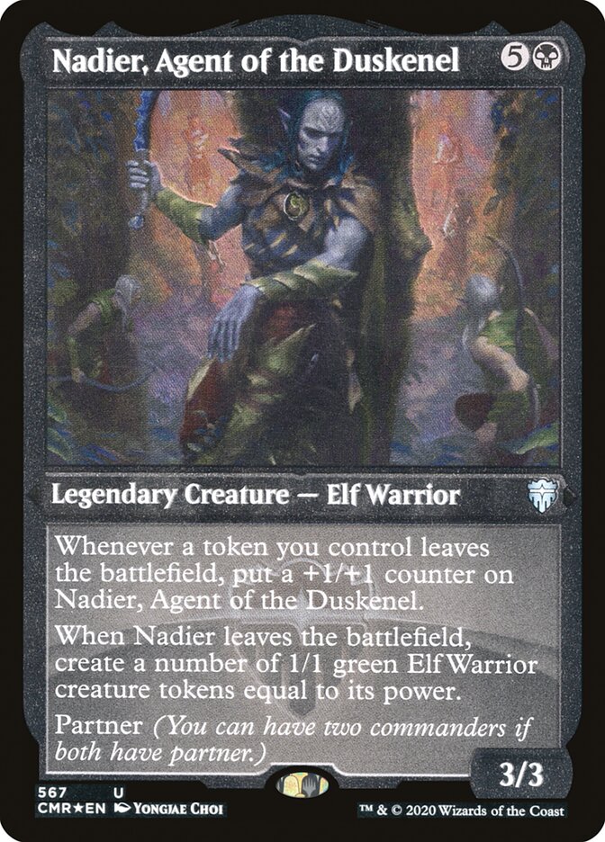 Nadier, Agent of the Duskenel (Etched) [Commander Legends] | Jomio and Rueliete's Cards and Comics