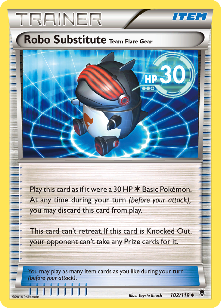 Robo Substitute Team Flare Gear (102/119) [XY: Phantom Forces] | Jomio and Rueliete's Cards and Comics