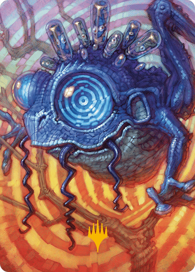 Psychic Frog Art Card (Gold-Stamped Planeswalker Symbol) [Modern Horizons 3 Art Series] | Jomio and Rueliete's Cards and Comics