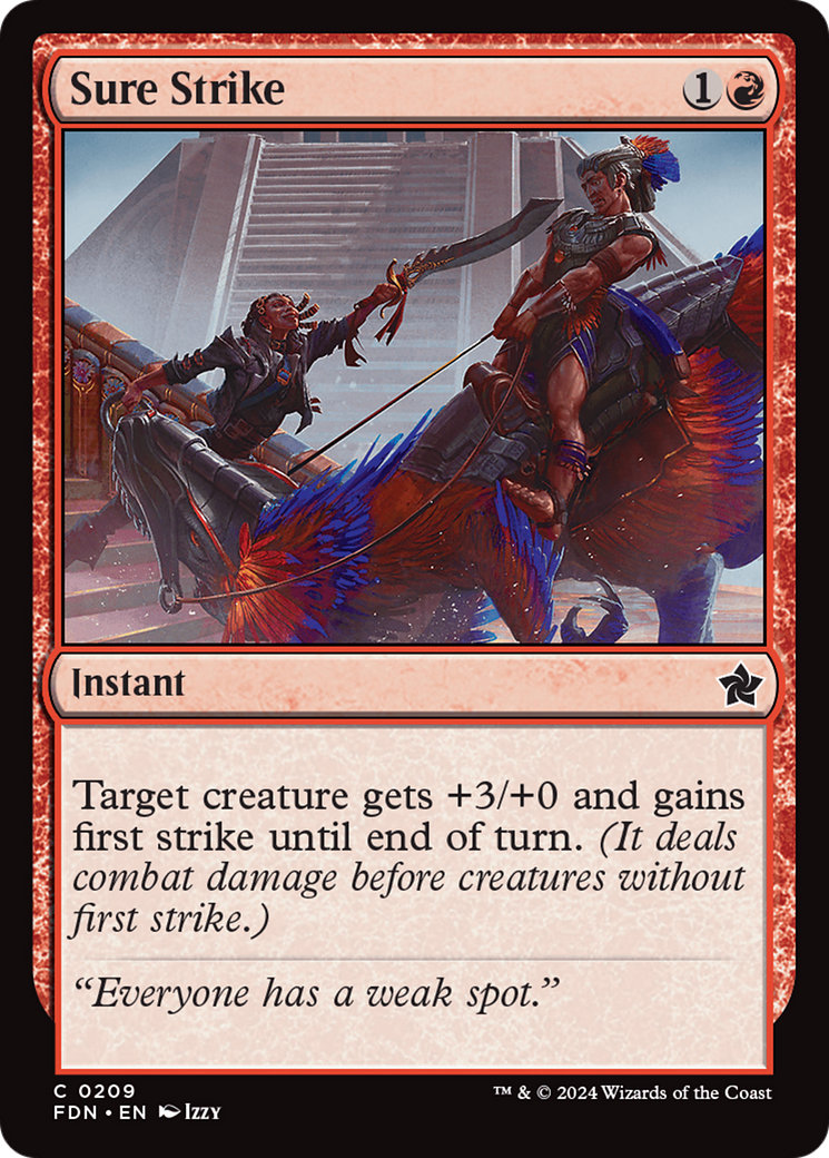 Sure Strike [Foundations] | Jomio and Rueliete's Cards and Comics