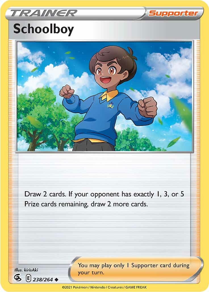 Schoolboy (238/264) [Sword & Shield: Fusion Strike] | Jomio and Rueliete's Cards and Comics