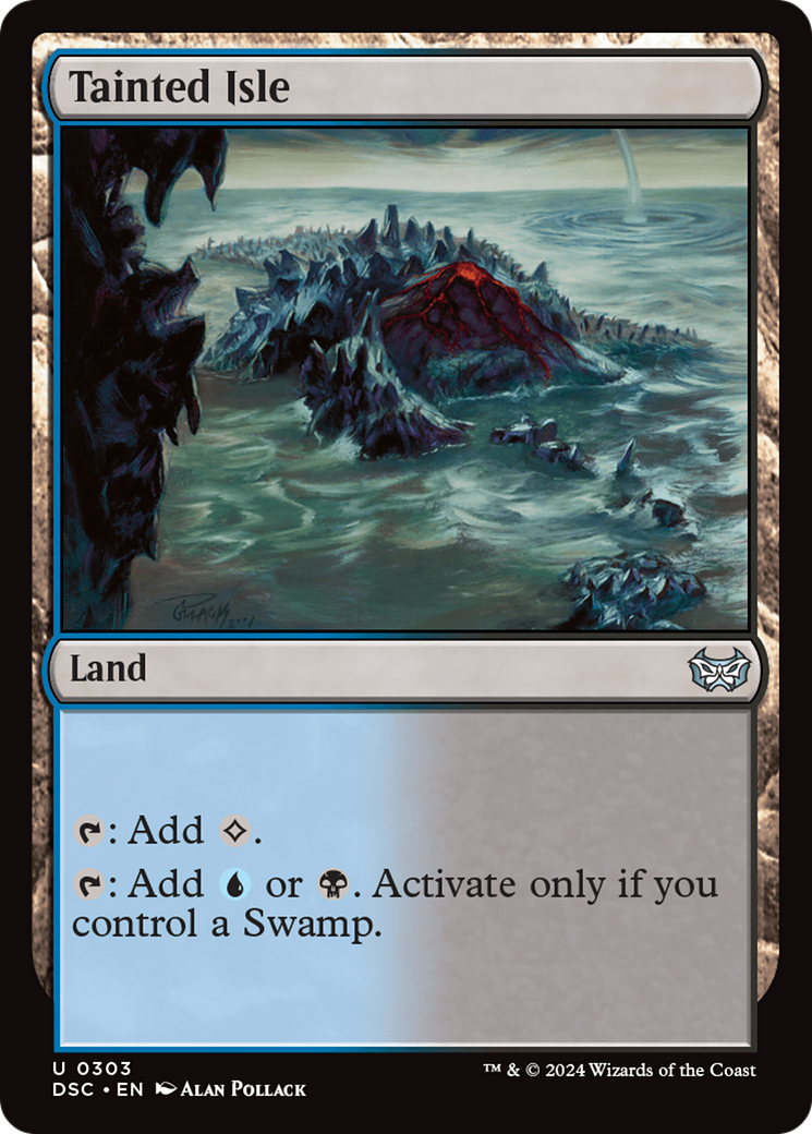 Tainted Isle [Duskmourn: House of Horror Commander] | Jomio and Rueliete's Cards and Comics