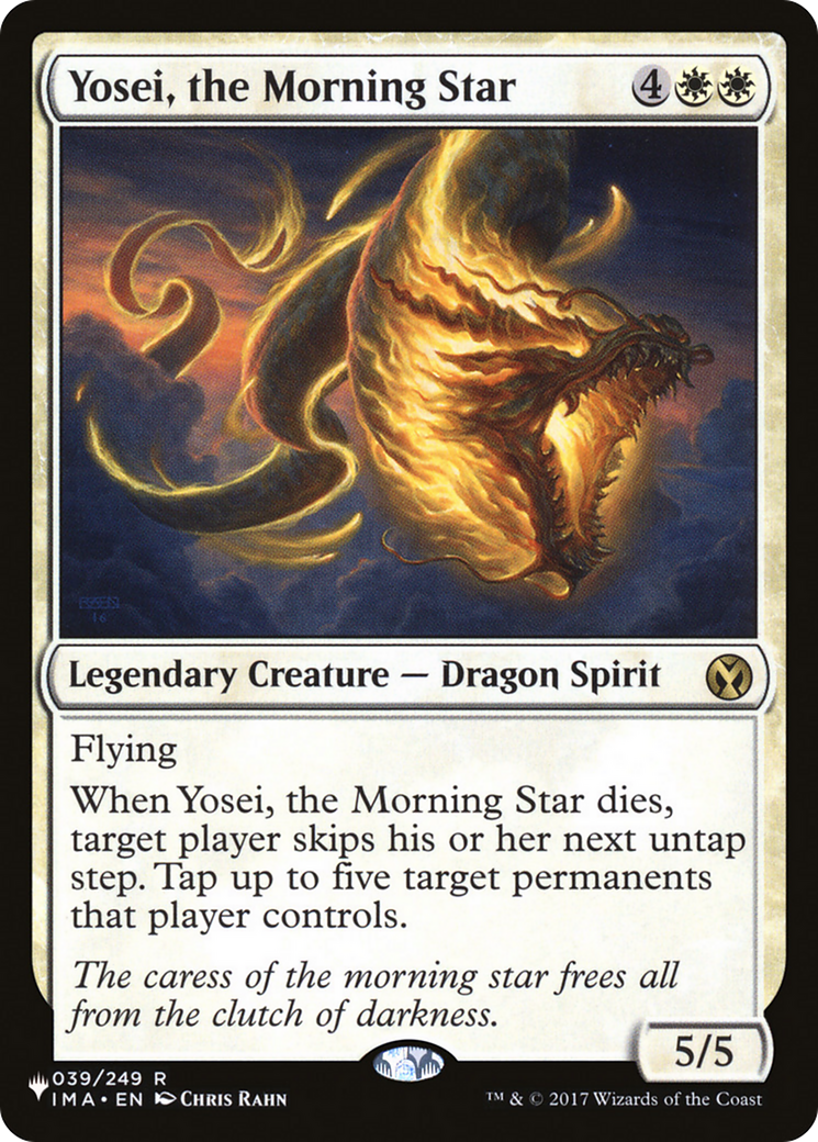 Yosei, the Morning Star [The List] | Jomio and Rueliete's Cards and Comics