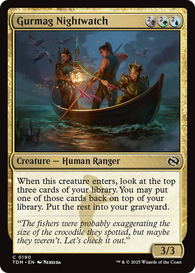 Gurmag Nightwatch [Tarkir: Dragonstorm] | Jomio and Rueliete's Cards and Comics