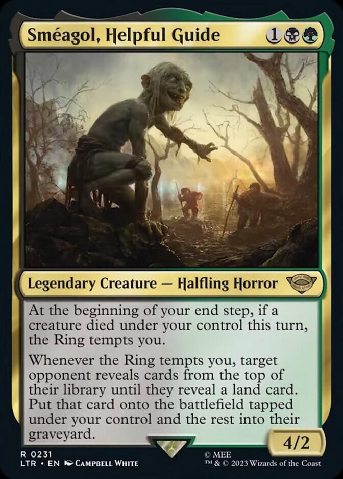 Smeagol, Helpful Guide [The Lord of the Rings: Tales of Middle-Earth] | Jomio and Rueliete's Cards and Comics
