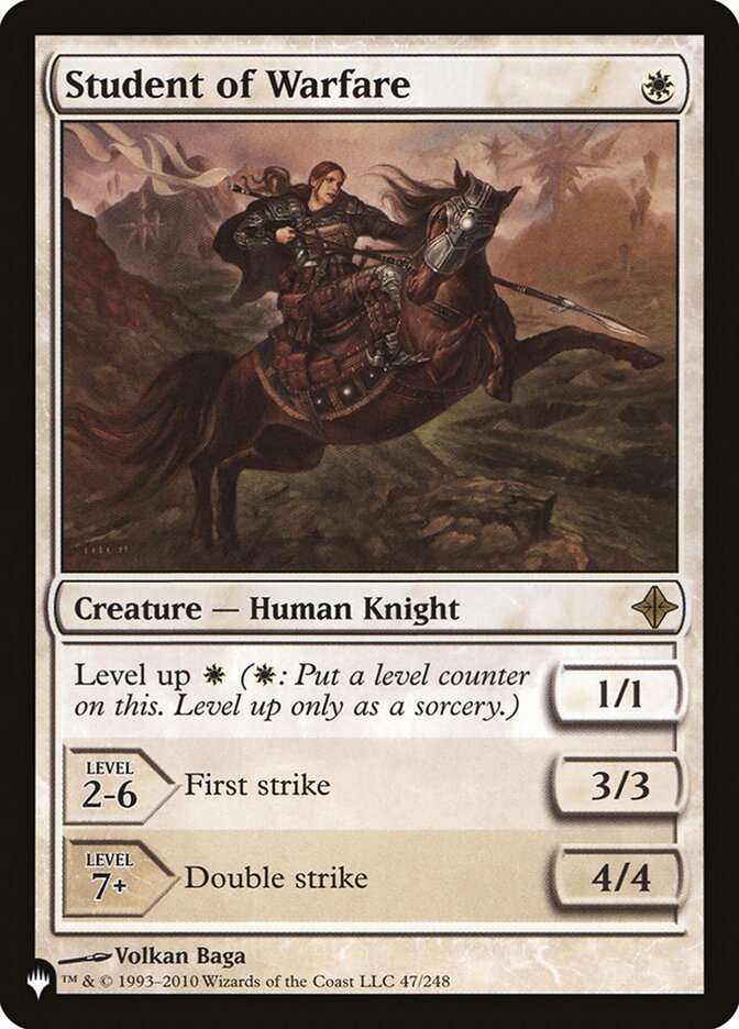 Student of Warfare [The List] | Jomio and Rueliete's Cards and Comics